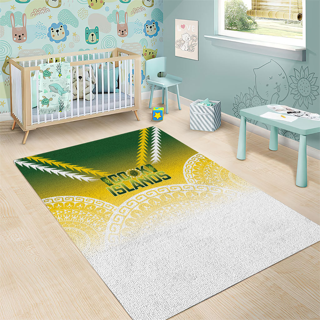 Cook Islands Rugby Area Rug Come On Kukis LT14 - Polynesian Pride