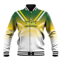 Cook Islands Rugby Custom Baseball Jacket Come On Kukis