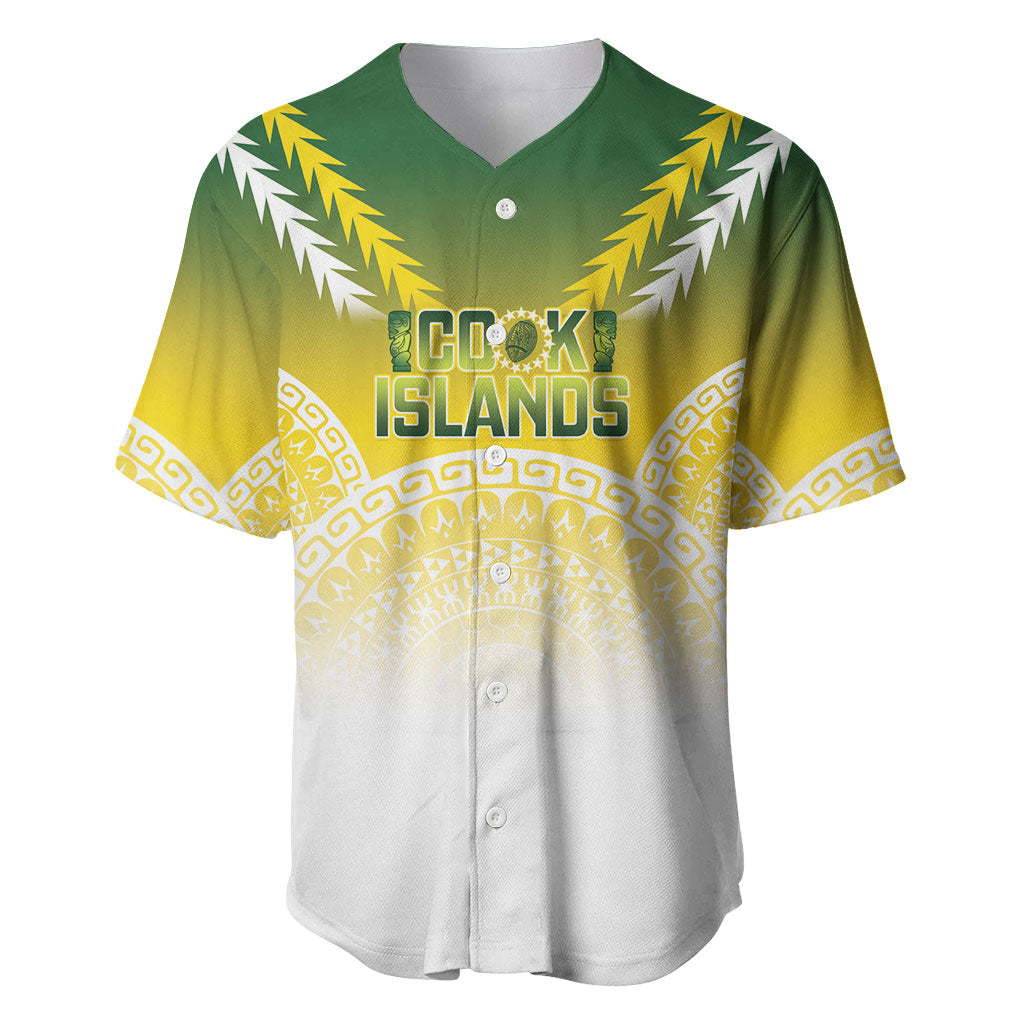 Cook Islands Rugby Custom Baseball Jersey Come On Kukis