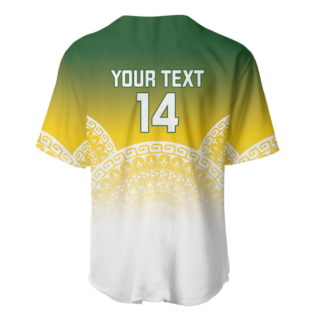 Cook Islands Rugby Custom Baseball Jersey Come On Kukis