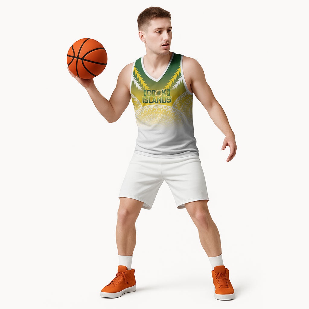 Cook Islands Rugby Custom Basketball Jersey Come On Kukis