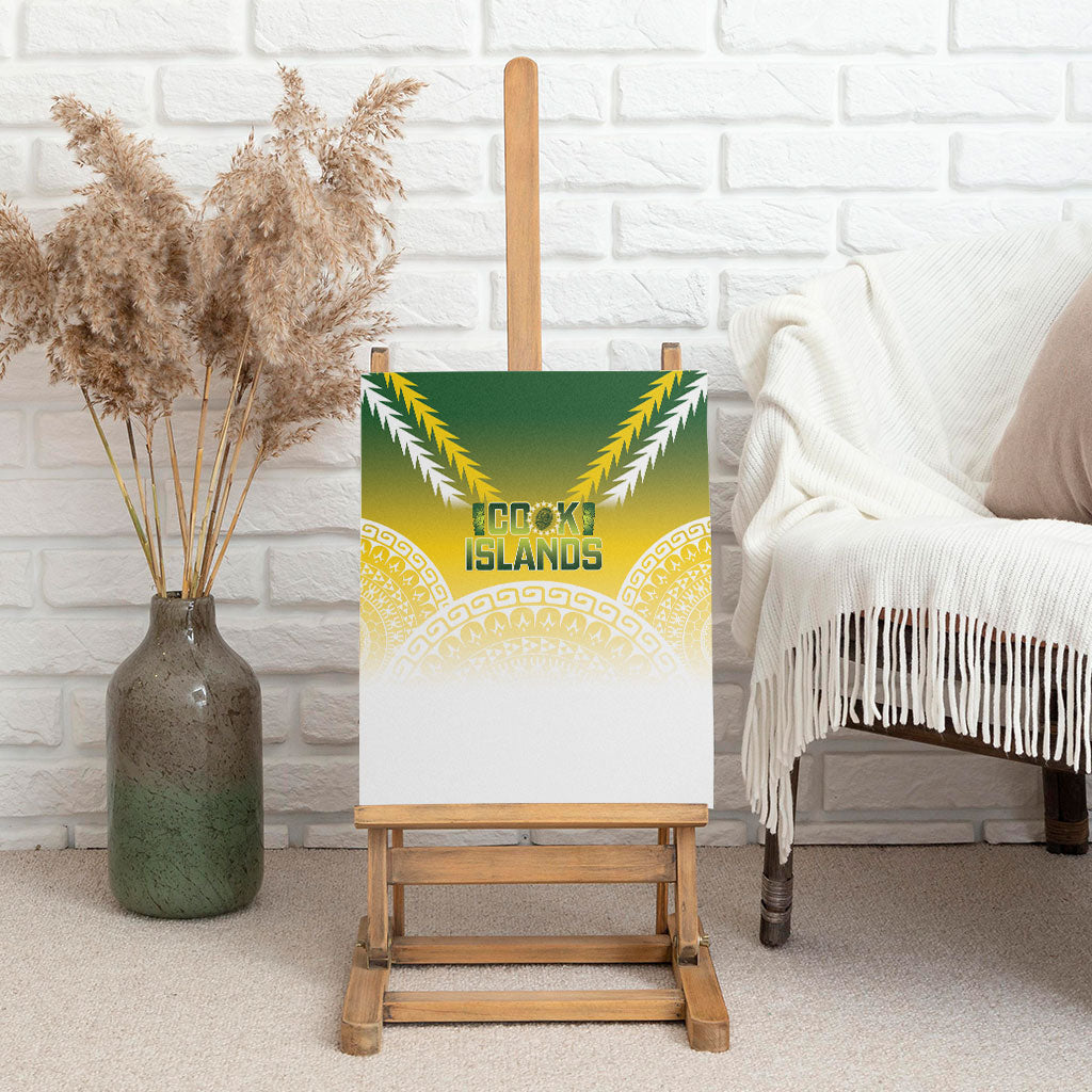 Cook Islands Rugby Canvas Wall Art Come On Kukis LT14 - Polynesian Pride