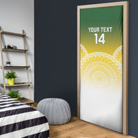 Cook Islands Rugby Custom Door Cover Come On Kukis