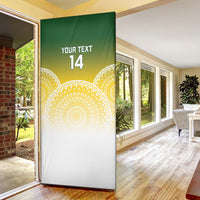 Cook Islands Rugby Custom Door Cover Come On Kukis