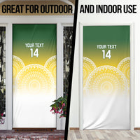 Cook Islands Rugby Custom Door Cover Come On Kukis