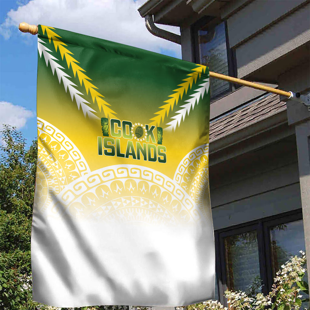Cook Islands Rugby Garden Flag Come On Kukis LT14 - Polynesian Pride