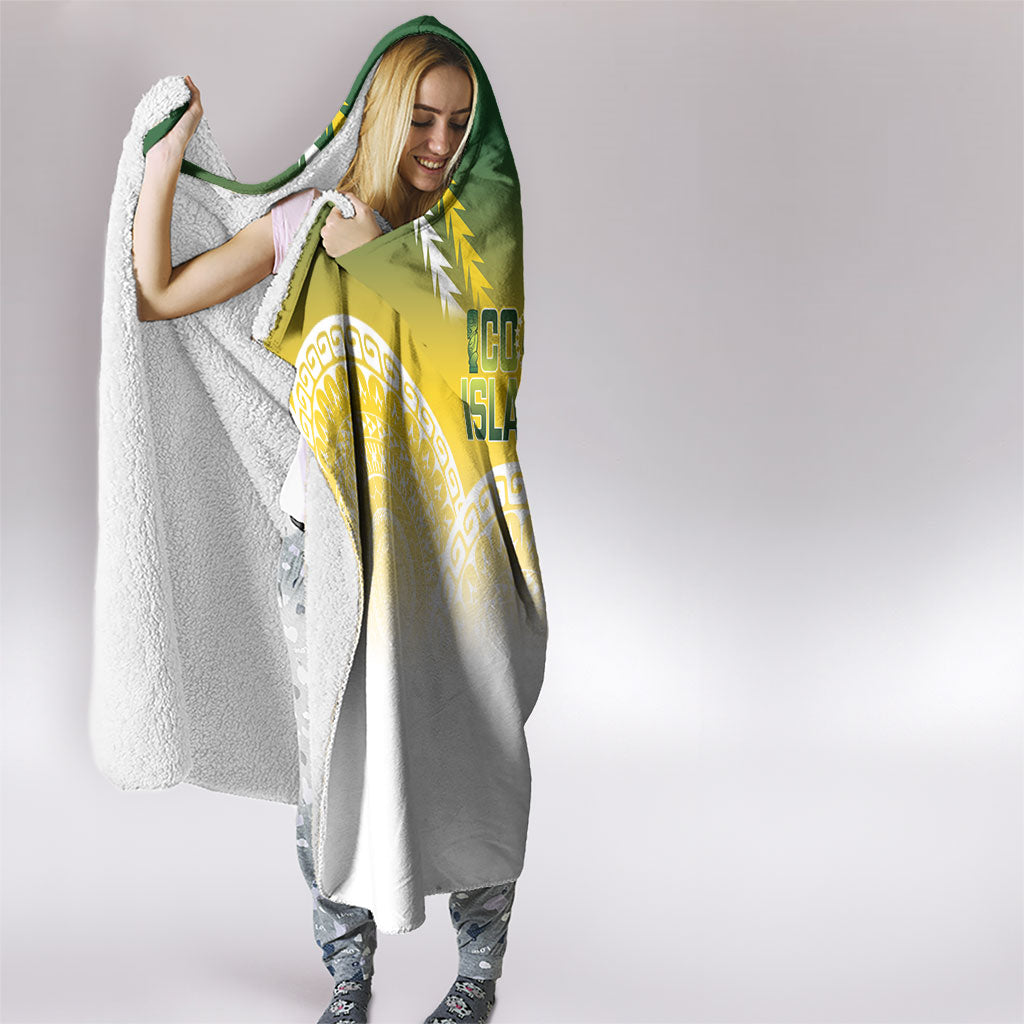 Cook Islands Rugby Hooded Blanket Come On Kukis LT14 - Polynesian Pride