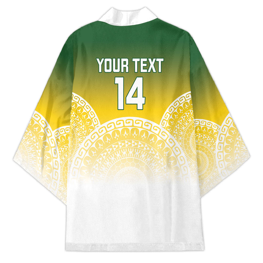 Cook Islands Rugby Custom Kimono Come On Kukis LT14 - Polynesian Pride