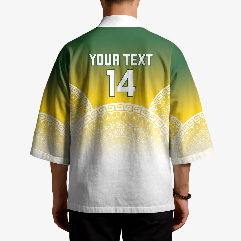 Cook Islands Rugby Custom Kimono Come On Kukis LT14 - Polynesian Pride