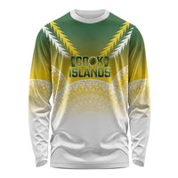 Cook Islands Rugby Custom Long Sleeve Shirt Come On Kukis LT14 Unisex Multicolor - Polynesian Pride