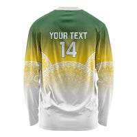 Cook Islands Rugby Custom Long Sleeve Shirt Come On Kukis LT14 - Polynesian Pride
