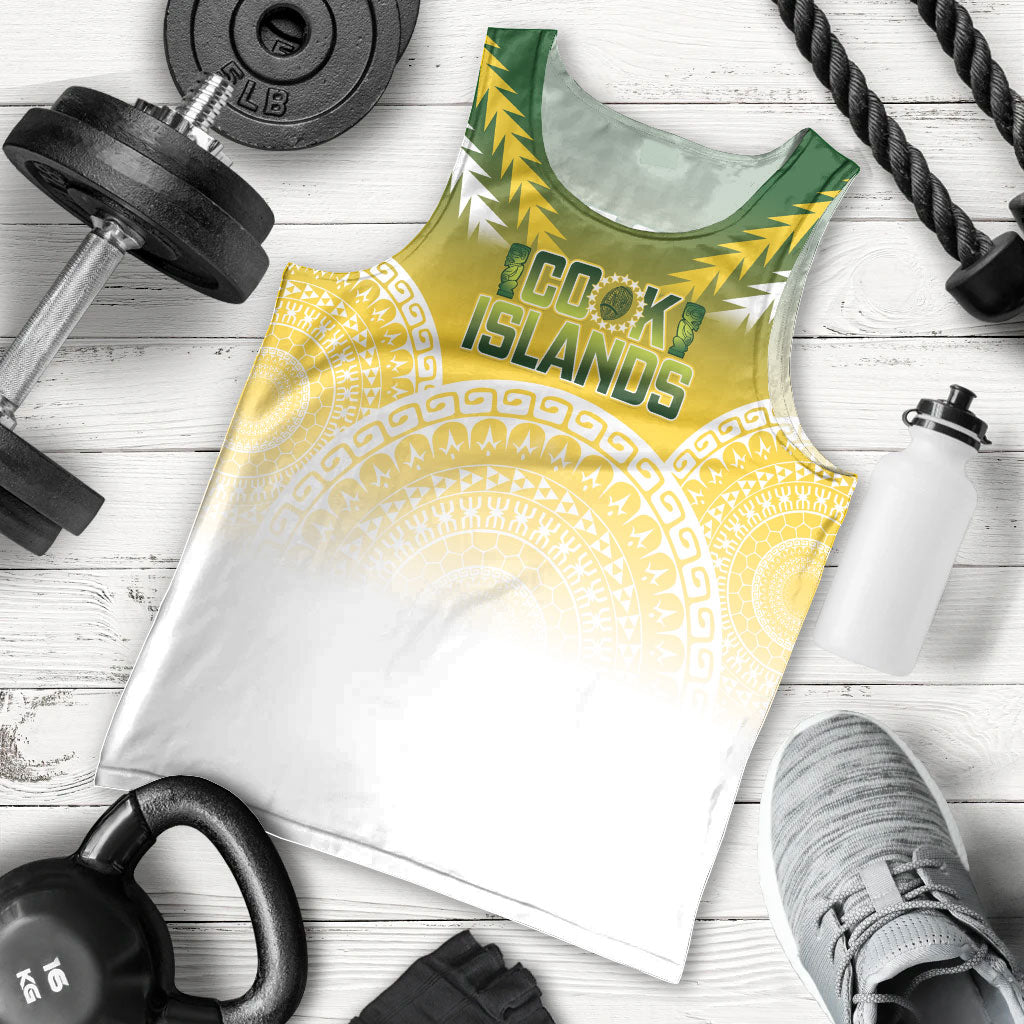 Cook Islands Rugby Custom Men Tank Top Come On Kukis LT14 - Polynesian Pride