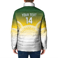 Cook Islands Rugby Custom Padded Jacket Come On Kukis
