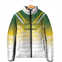 Cook Islands Rugby Custom Padded Jacket Come On Kukis