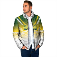 Cook Islands Rugby Custom Padded Jacket Come On Kukis