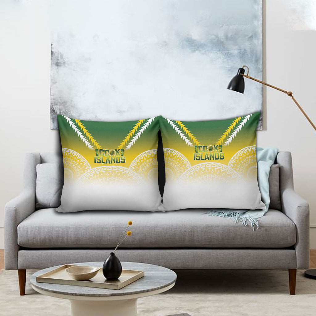 Cook Islands Rugby Pillow Cover Come On Kukis LT14 - Polynesian Pride