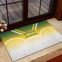Cook Islands Rugby Rubber Doormat Come On Kukis