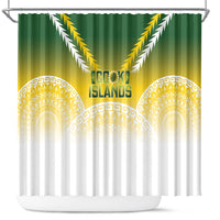 Cook Islands Rugby Shower Curtain Come On Kukis LT14 Multicolor - Polynesian Pride