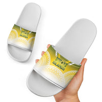 Cook Islands Rugby Slide Sandals Come On Kukis LT14 - Polynesian Pride