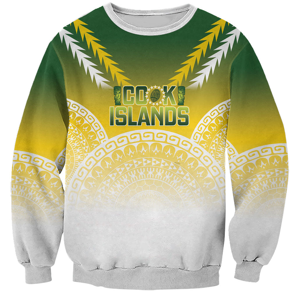 Cook Islands Rugby Custom Sweatshirt Come On Kukis