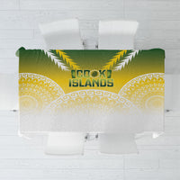 Cook Islands Rugby Tablecloth Come On Kukis LT14 Multicolor - Polynesian Pride