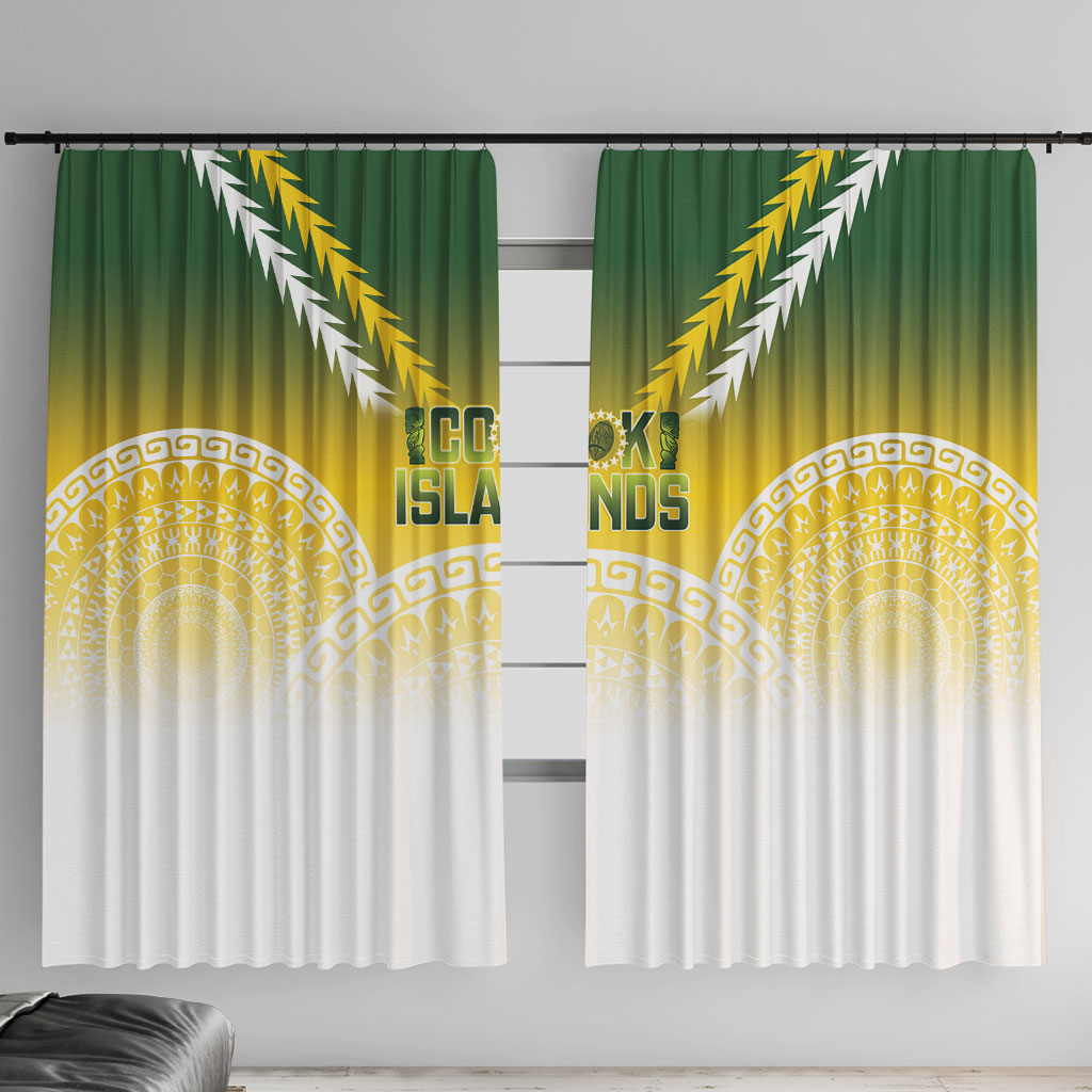 Cook Islands Rugby Window Curtain Come On Kukis