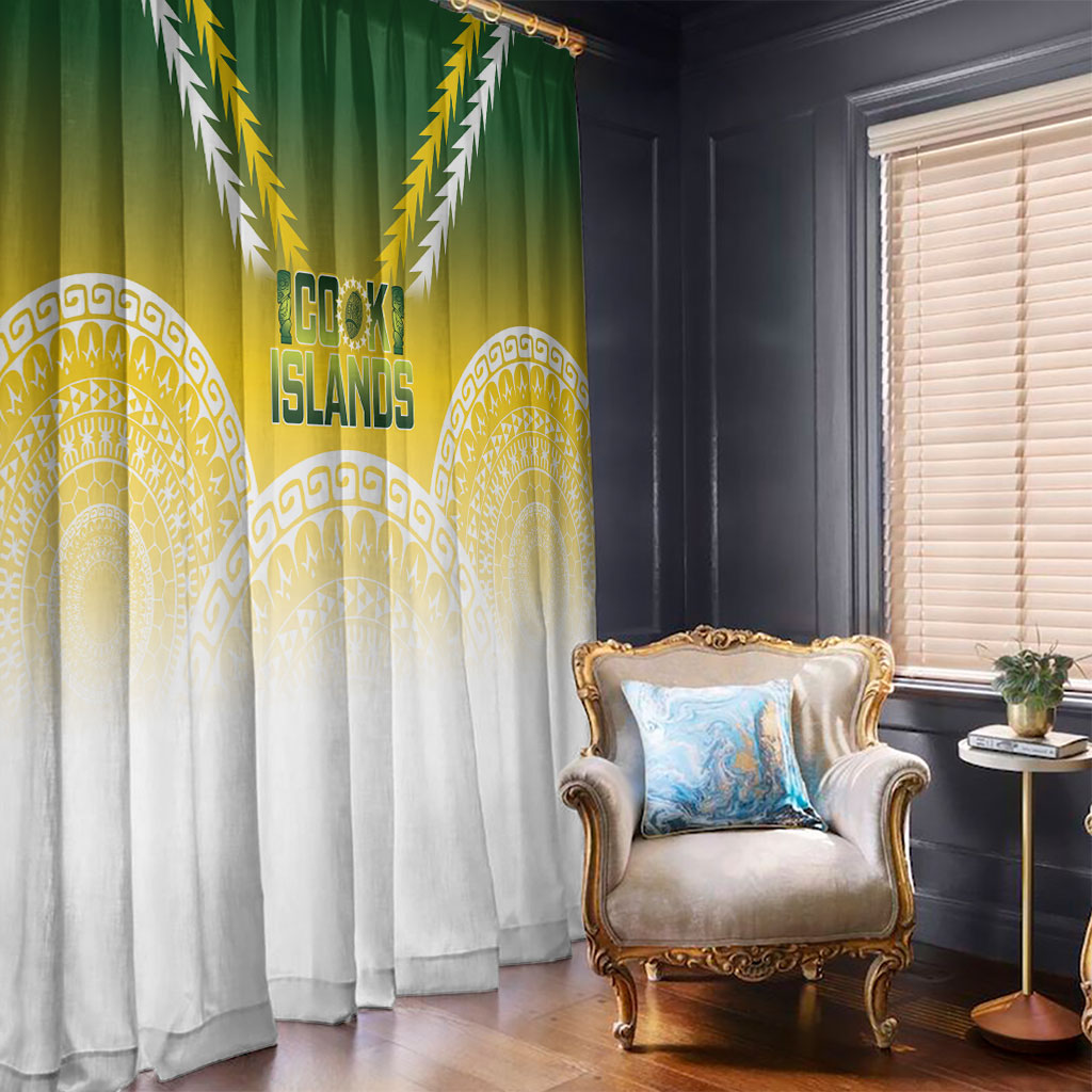 Cook Islands Rugby Window Curtain Come On Kukis