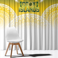 Cook Islands Rugby Window Curtain Come On Kukis