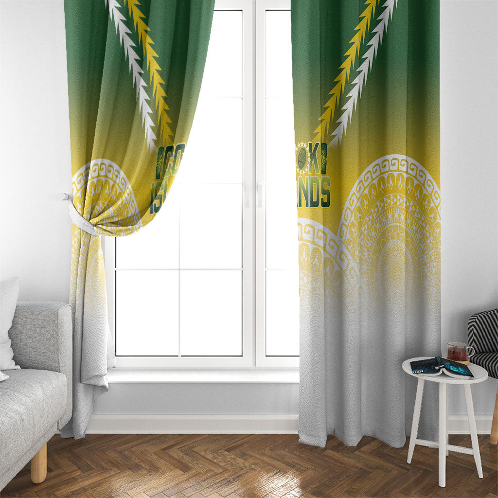 Cook Islands Rugby Window Curtain Come On Kukis