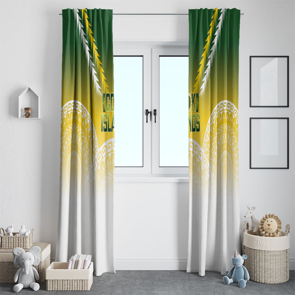 Cook Islands Rugby Window Curtain Come On Kukis