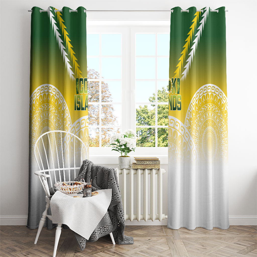 Cook Islands Rugby Window Curtain Come On Kukis