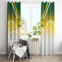 Cook Islands Rugby Window Curtain Come On Kukis