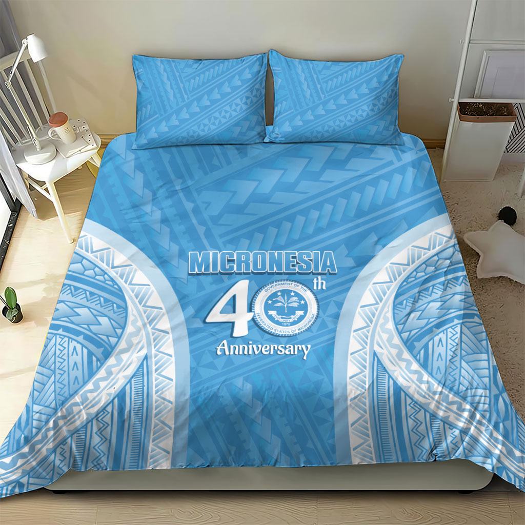 Federated States of Micronesia Independence Day Bedding Set FSM 40th Anniversary Proud LT14 - Polynesian Pride