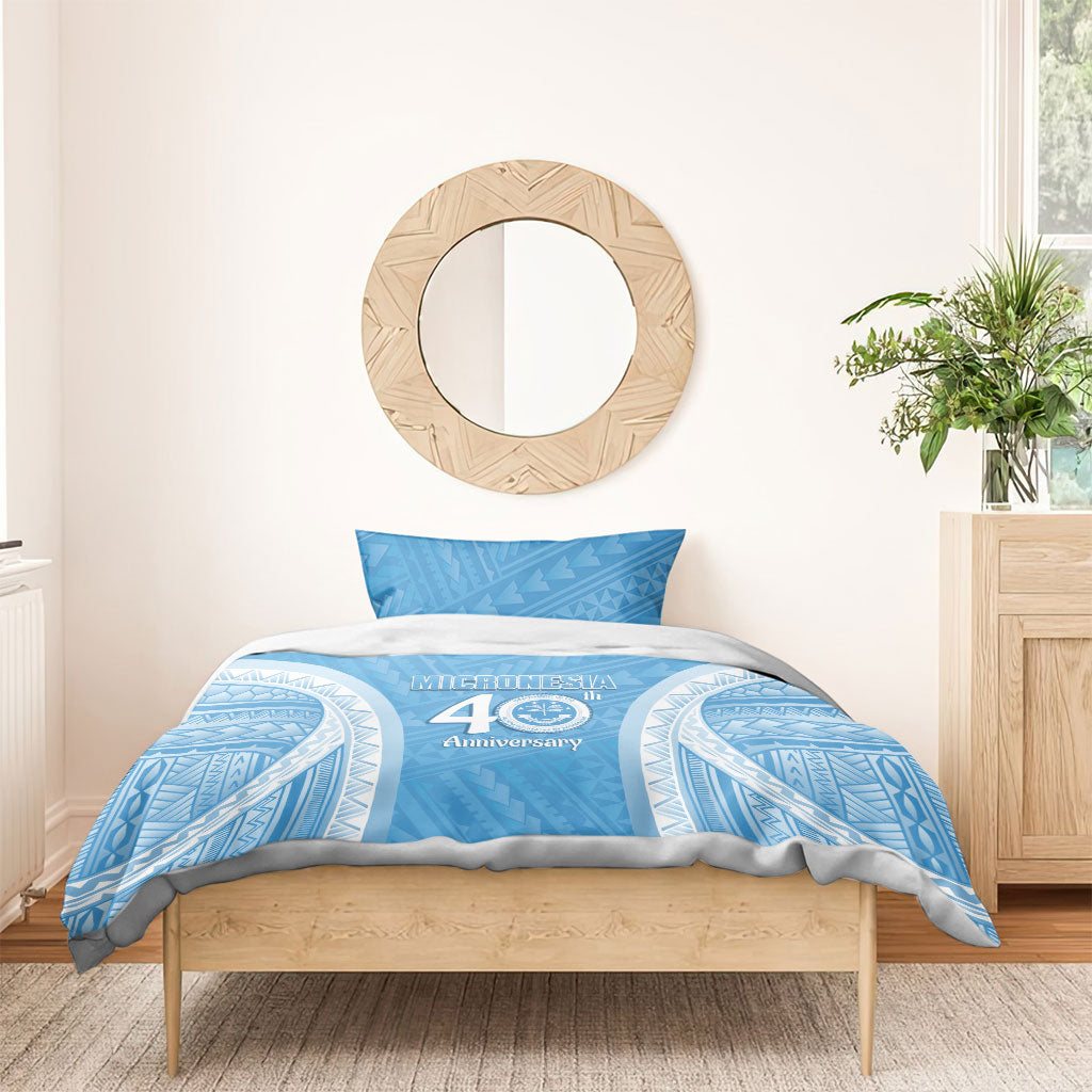 Federated States of Micronesia Independence Day Bedding Set FSM 40th Anniversary Proud LT14 - Polynesian Pride