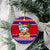 Custom Guam Christmas Ceramic Ornament Guaman Santas Felis Pasgua LT14 - Polynesian Pride