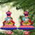 Custom Guam Christmas Ceramic Ornament Guaman Santas Felis Pasgua LT14 Christmas Tree Blue - Polynesian Pride