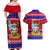 Custom Guam Christmas Couples Matching Off Shoulder Maxi Dress and Hawaiian Shirt Guaman Santas Felis Pasgua LT14 - Polynesian Pride