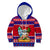 Custom Guam Christmas Kid Hoodie Guaman Santas Felis Pasgua LT14 Blue - Polynesian Pride