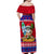 Custom Guam Christmas Off Shoulder Maxi Dress Guaman Santas Felis Pasgua LT14 - Polynesian Pride