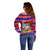 Custom Guam Christmas Off Shoulder Sweater Guaman Santas Felis Pasgua LT14 - Polynesian Pride