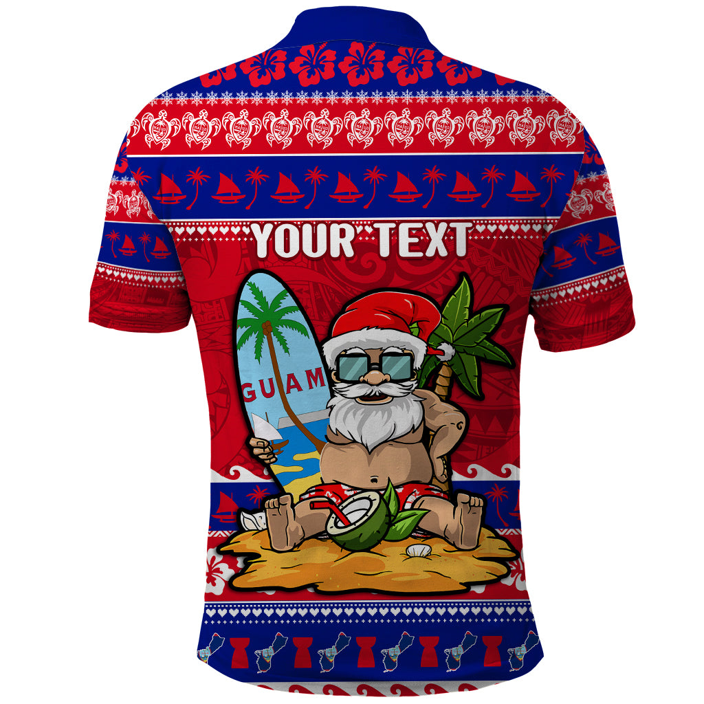 Custom Guam Christmas Polo Shirt Guaman Santas Felis Pasgua LT14 - Polynesian Pride