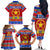 Custom Philippines Christmas Family Matching Off Shoulder Long Sleeve Dress and Hawaiian Shirt Filipino Parol Maligayang Pasko LT14 - Polynesian Pride