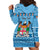 Custom Fiji Christmas Hoodie Dress Fijian Tapa Marau na Kerisimasi LT14 - Polynesian Pride