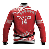 Custom Mate Maa Tonga Baseball Jacket 2024 Go Champions