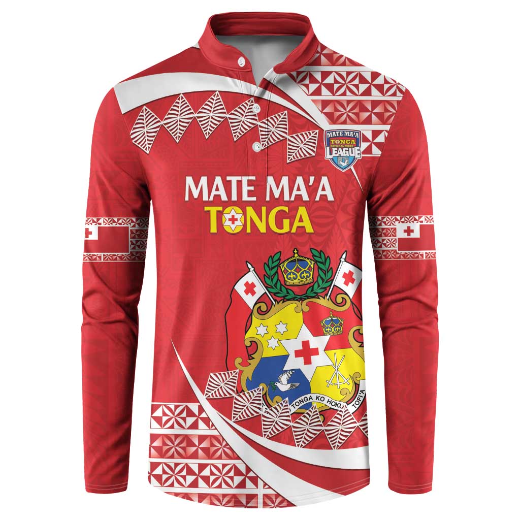 Custom Mate Maa Tonga Button Sweatshirt 2024 Go Champions