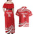 Custom Mate Maa Tonga Couples Matching Off Shoulder Maxi Dress and Hawaiian Shirt 2024 Go Champions