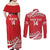 Custom Mate Maa Tonga Couples Matching Off Shoulder Maxi Dress and Long Sleeve Button Shirt 2024 Go Champions