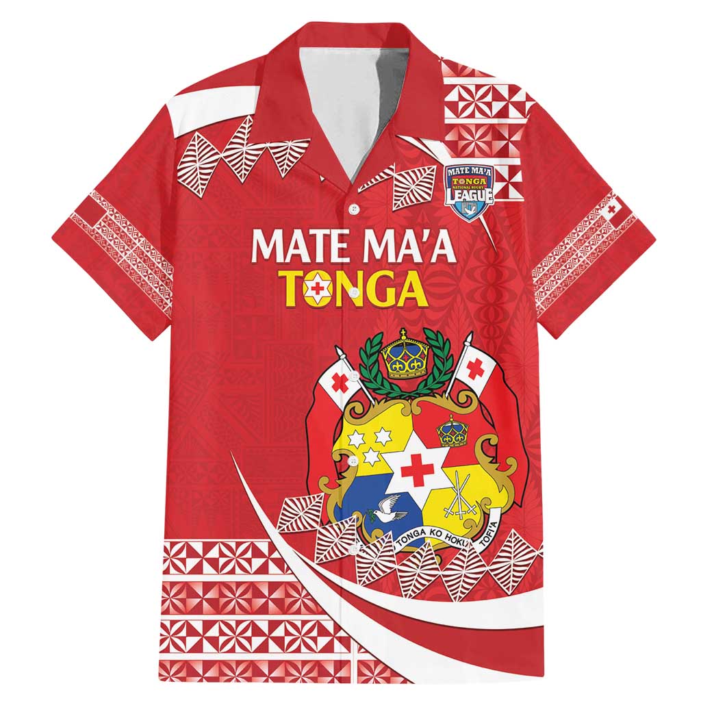 Custom Mate Maa Tonga Family Matching Mermaid Dress and Hawaiian Shirt 2024 Go Champions
