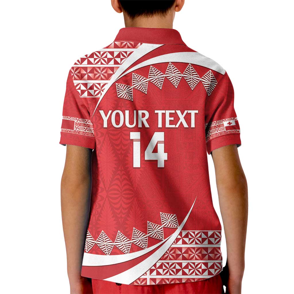 Custom Mate Maa Tonga Kid Polo Shirt 2024 Go Champions LT14 - Polynesian Pride