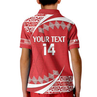 Custom Mate Maa Tonga Kid Polo Shirt 2024 Go Champions LT14 - Polynesian Pride
